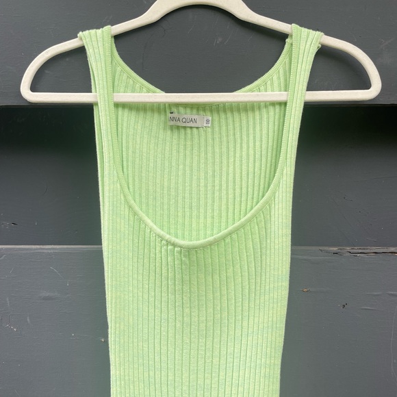 NEW Anna Quan Chantelle Ribbed Knit Midi Dress - Picture 2 of 5